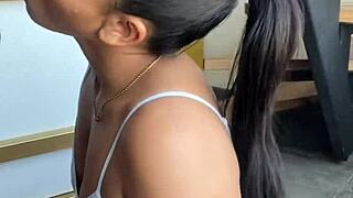 She devours stepbro's BBC like a hungry slut - nysdel couple