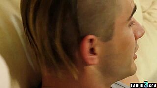 Redhead teen Athena Rayne bends over offering tight pussy to stepbrother's big cock