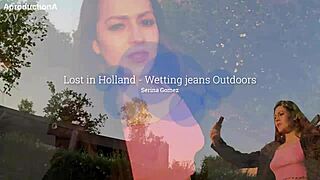 i got lost in holland and serina gomez wets her jeans outdoors by the toilet