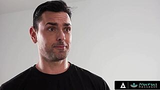 Madison Morgan and Maya Farrell compete in oiled nuru massage threesome