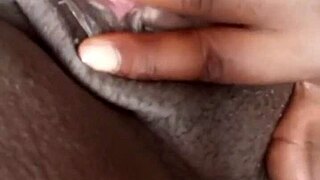 Girlfriend rubs her huge tits and ass to get me rock hard