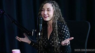 feeling the thrill of jujube's delight in bora cast with bruna carlos - part 1 on sheer red!