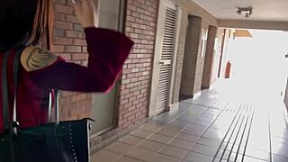 katty sucks cock then takes anal pounding in public bucaramanga parking lot