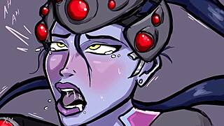 i'm crushin' on this tall french lady but the midget's takin' over the game