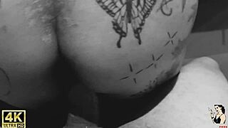 Naughty aunt paty angel sits hard on huge pussy with big ass