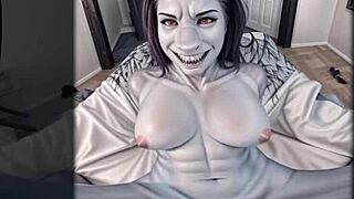 muscle milf furry shark devours in ai beast mode