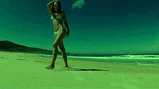 russian sasha ikeyeva bikini ass on spanish beach