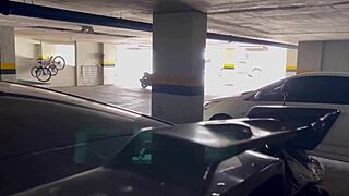 katty sucks cock then takes anal pounding in public bucaramanga parking lot