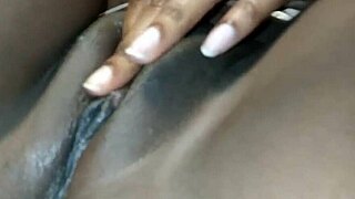 Fingering Juicy Virgin Chocolate Pussy Cream
