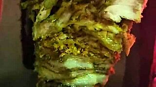 Barbecue cart owner charms me just to taste my wife