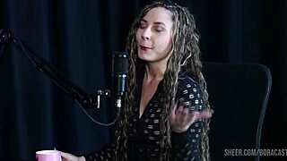 feeling the thrill of jujube's delight in bora cast with bruna carlos - part 1 on sheer red!