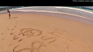 russian sasha ikeyeva bikini ass on spanish beach