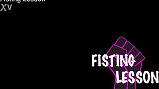 ray ray's intense anal fisting lesson brings real butt gaping orgasm