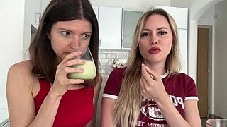 gina gerson maya rose dirty talk pussy fuck over coffee