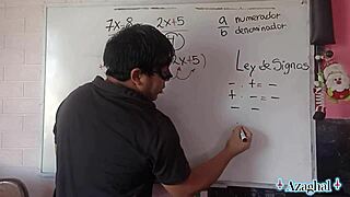 Japanese Nerd Teacher Solves Creampie Equation with Mexican Roleplay Cumshot