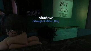 hey horny librarian, add me on roblox for that bbc pounding you crave