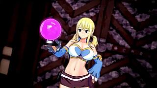 Lucy’s huge pregnant tits and ass get filled with cum!