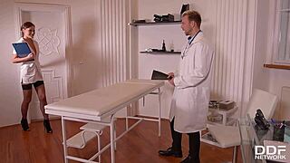 Kinky Doctor and Nurse Tina Kay Double Penetrate Teen Patient Luna Rival