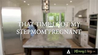 stepmom danielle renae secretly breeds stepson with interracial creampie ride