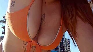 filmed beach flash masturbation vid for my lover 😘🏖️