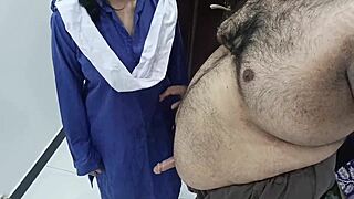 Desi Schoolgirl Rides Pakistani Stepdad's Big Cock Hard