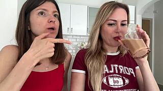 gina gerson maya rose dirty talk pussy fuck over coffee