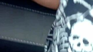 bruna silva hotwife takes it raw in car... cuck films her creampied pussy!