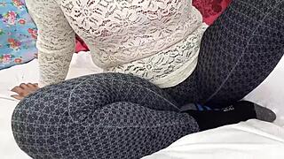 Married Girlfriend Dirty Hindi Handjob Before Wild Ass Pounding!