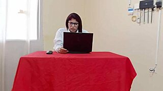 i catch hot milf watching porn make her suck cock fuck juicy pussy till squirt