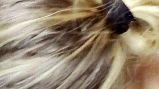 blonde street slut bent over for drblackjohnson's monster bbc