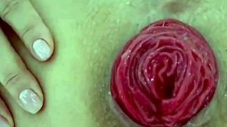 milf's juicy destroyed ass prolapsed gaping closeup play