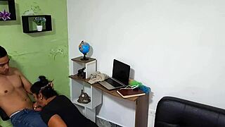 Aly Denali's homemade blowjob compilation swallows bbc cum like pro