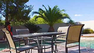 Helena Price Takes Anal Ride By Pool Then Sperms With Rome's Big Cock Cumshot On Tits