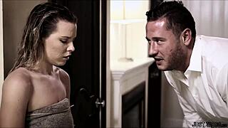 Virgin Teen Begs Daddy's Monster Cock to Break Her In