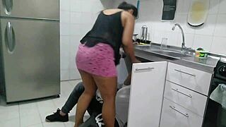 hired plumber checks pipes ends up eating my big ass