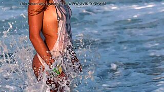 sexy slow-motion surf models tease outdoors hellokisses co