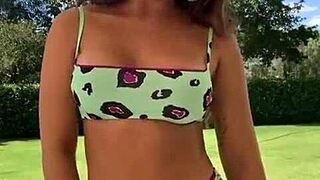 Gostosa's juicy pussy pops out ready for argentinian brazilian teen action!