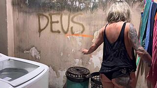 fucked busty brazilian can picker bareback and creampied her wet pussy