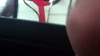 aussiefox flashes her tits teasing truckers on the road