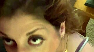 watch this sexy milf wife slurp hubby's throbbing cock till he explodes 😏💦