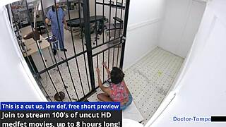 Dr Tampa's Rebel Wyatt: Nurse In Latex Handcuffs Patient For Pierced Pussy Play