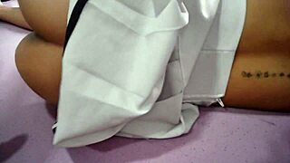 Sexy big-ass Colombian college girl slips into my bedroom for bed-sharing fun?