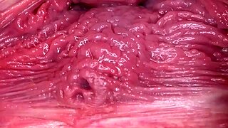 Hot slut fingers shaved pussy till she squirts hardcore