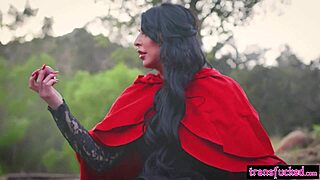 hot latina shemale deepthroats then fucks big tits babe's shaved pussy hard