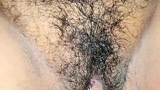 wanna watch housewife hairy pussy creampie fucked up close?