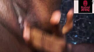 big ebony ass shakes on monster cock till cumshot please subscribe