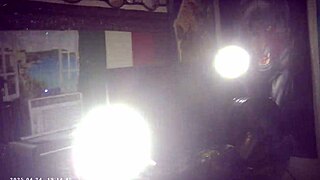 behind scenes first timer skinny glasses model tests italian pounding machine