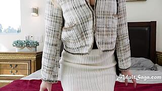 therapist tempts patient with dildo play in solo roleplay