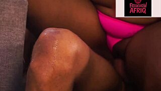 big ebony ass shakes on monster cock till cumshot please subscribe