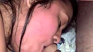 tinder chubby mexican slut deepthroat facefucked creampied pov